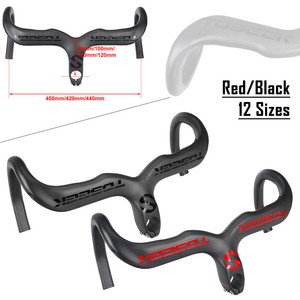 TOSEEK Carbon Fiber Road Bike Handlebar Bicycle Drop Bar 31.8*400//420//440mm