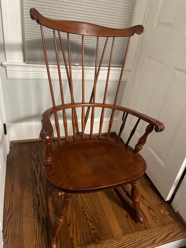 Vintage Nichols & Stone Stencil Rocking Chair - Picture 9 of 9