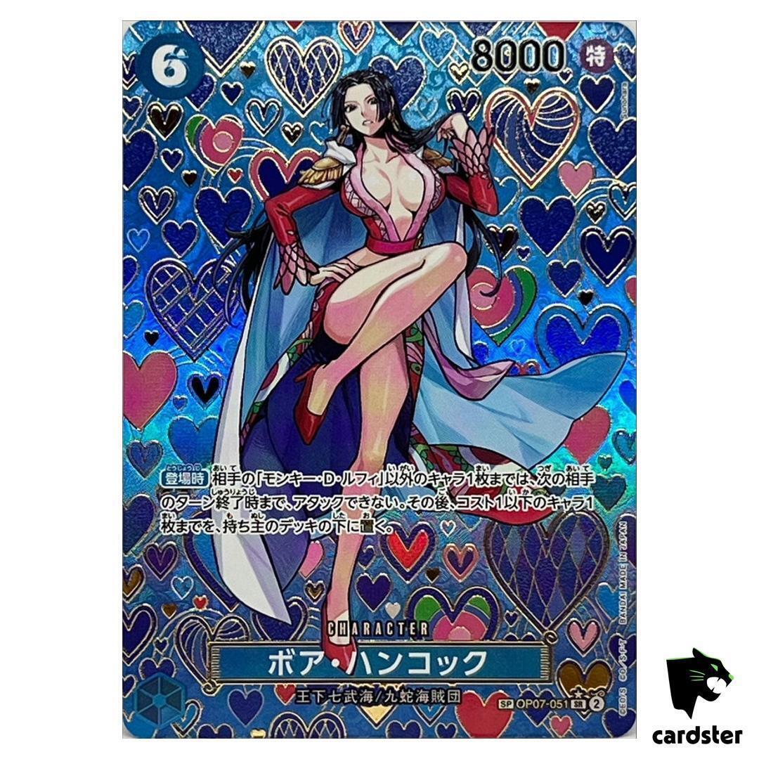 PSA10 ボア・ハンコック SP OP07-051 OP09 和柄 PSA10鑑定済】ボア・ハンコック【SPパラレル】《青》 和柄SPOP07