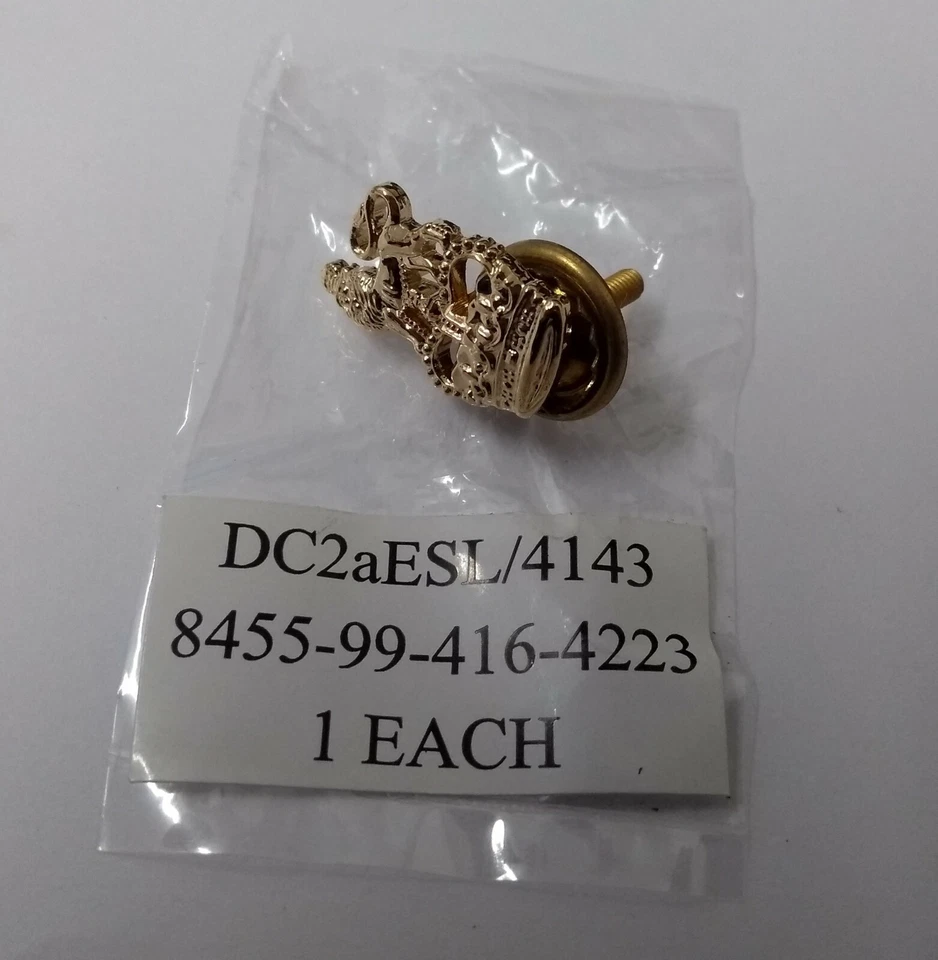 Genuine British Royal Marines RM Issue Hat Badge Decoration Lion & Crown RM1A - Image 2 of 4