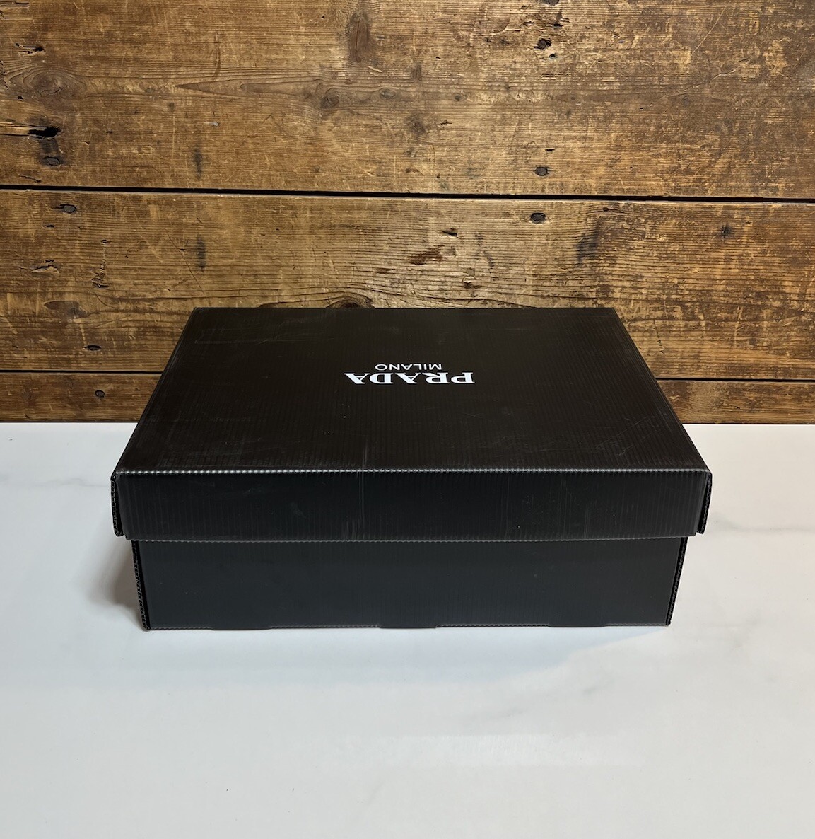 PRADA ギフトボックス ネイビー 特大 Prada Milano EMPTY Navy Blue Storage Gift Box 7.5”x5”x3” | eBay