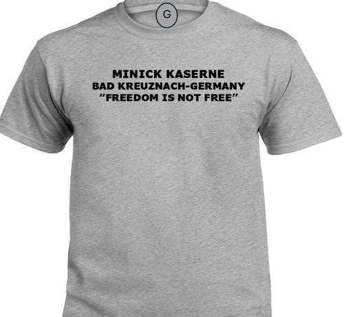 MUTLANGEN AREA DI STOCCAGGIO MISSILI * GERMANIA * LIBERTÀ * BASE INDIVIDUALE PT SHIRT - Foto 4 di 8