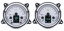 Dakota Digital 1947-53 Chevy Pickup Analog Gauge System Silver Kit Hdx-47c-pu-s