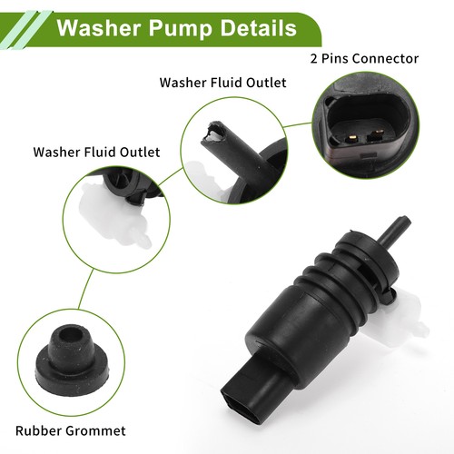 Windshield Washer Pump w/Grommet Washer Fluid Pump for Benz No.A2468660000 - Picture 5 of 7