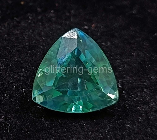 4.30 Ct IGL Lab Created Brazil Green Topaz Trillion Cut Loose Gemstone 25JJ - Picture 5 of 6