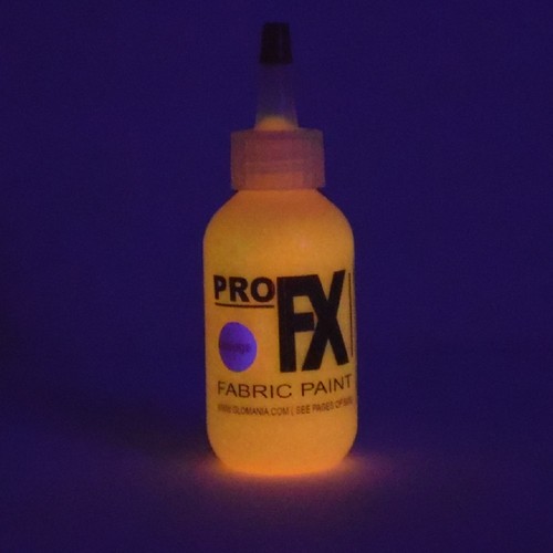 GLOW in the DARK Daytime Visible Material Paint 2oz, Neon Fluorescent Glow Paint - Picture 14 of 20