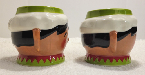 Threshold Target 12 oz Stoneware Christmas Elf Coffee/ Hot Cocoa Mug. 2 pcs Set - Picture 3 of 8
