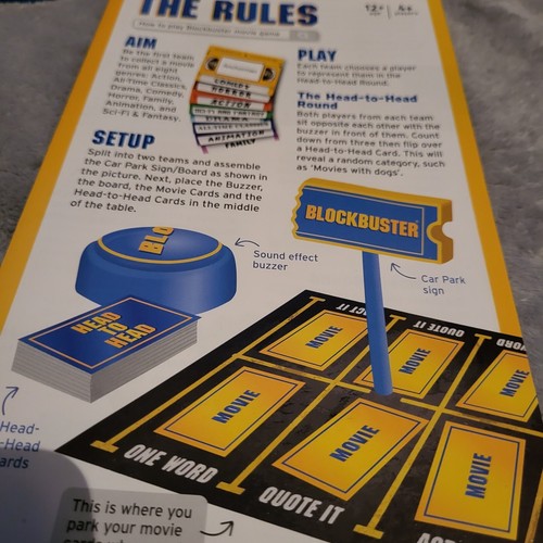The Blockbuster Party Game The Movie Board Game Big Potato Games 2020 - Picture 6 of 7