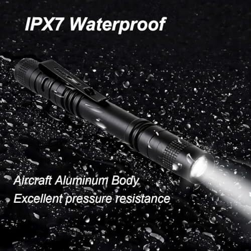 Pen Flashlight,5PCS Led Pen Light Flashlights with Clip,500 Lumen Mini Pocket Fl - Picture 3 of 4