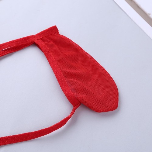 Herren String Tangas transparente Unterwäsche Low Rise Slips Bikini G-String - Bild 25 von 74