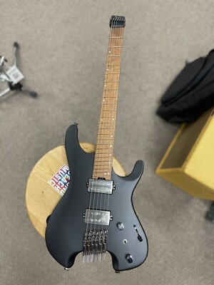 Ibanez Quest QX52BKF Headless Electric Guitar Flat Black w