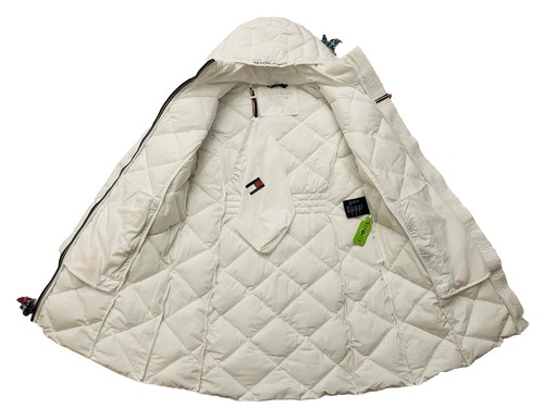 Tommy Hilfiger Women’s Thermoflex Quilted Jacket White XL - Picture 4 of 4