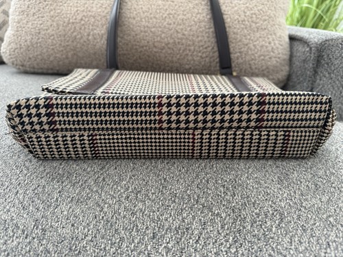 Borsa a tracolla vintage classica Lauren Ralph Lauren LRL con pied de poule - Foto 6 di 14