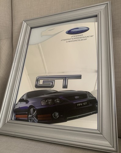 Espejo retrovisor de barra oficial vintage genuino Ford Performance Vehicles FPV FALCON GT