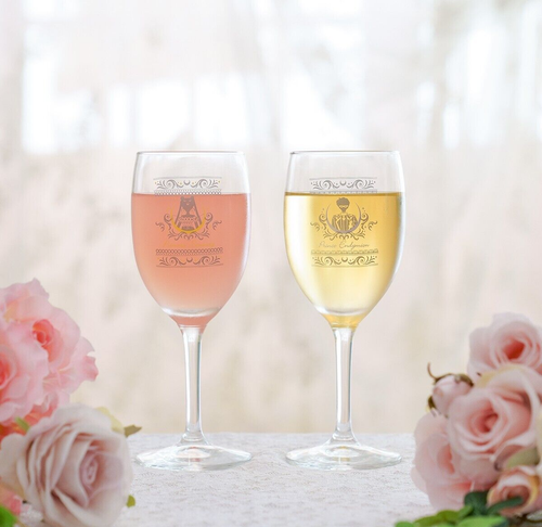 RARE Sailor Moon Princess Collection Kuji Pair Glass from JAPAN - Picture 3 of 5
