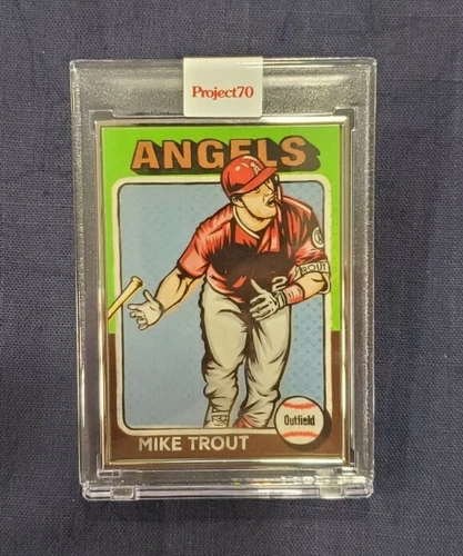 2021 Topps Project70 Mike Trout #875 By Blake Jamieson Artist's Proof #18 of 51