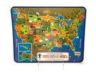 Maps Cardboard Vintage Tray Puzzles