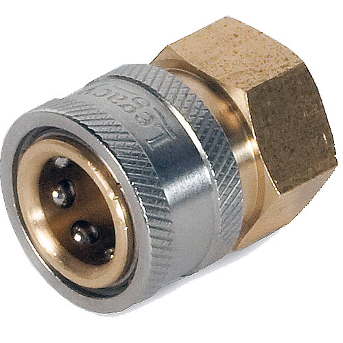 3 Pcs Pressure Washer Brass Quick Connect Socket I//4/" Fem Thread Brass 4000psi