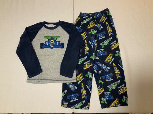 BOYS 2 PC PAJAMA FLEECE SETS PJS CARTERS 7 STAR WARS DINOSAURS RACECAR - Picture 2 of 7