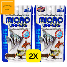 2 Hikari Micro Wafers 20g Aquarium Tropical Slow Sinking Fish Food Free Shipping