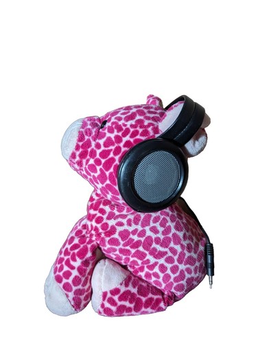 iFLOPS PINK PLÜSCHGIRAFFE mit LAUTSPRECHERN Musik Plug N Play TEILEN SIE DIE MELODIEN ~ FUNKTIONIERT! - Bild 3 von 9