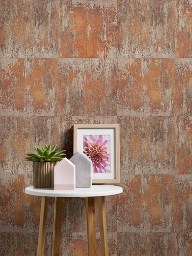 Profhome 361182-GU Retro Tapete Abstrakt matt orange braun 5,33 m2 - Bild 5 von 6