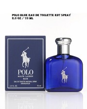 Polo Blue by Ralph Lauren 2.5 oz / 75 ml Eau De Toilette EDT Spray Men NEW SEALD