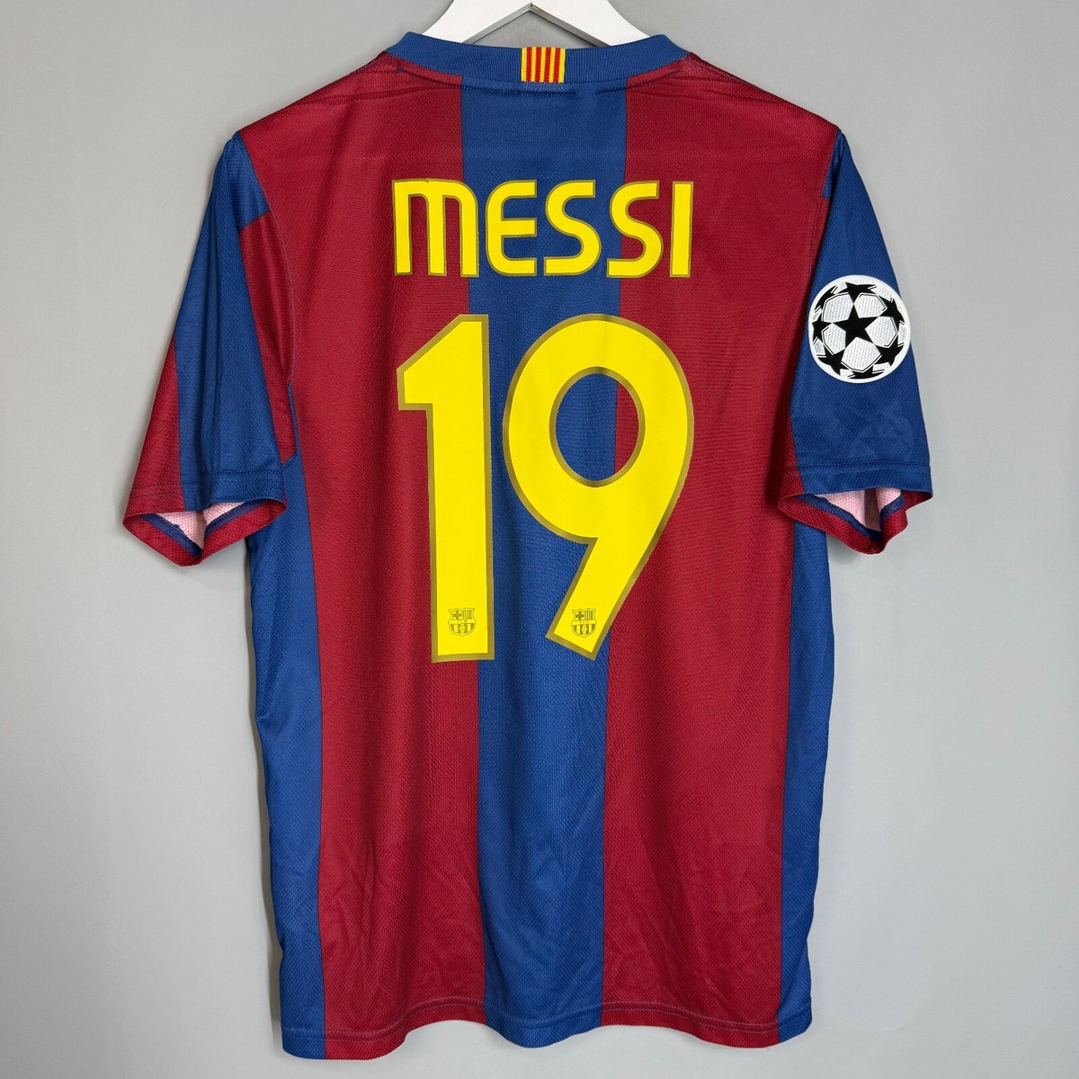 BARCELONA 2007/2008 HOME FOOTBALL SHIRT NIKE SOCCER JERSEY