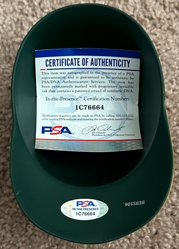 JOSE CANSECO SIGNED OAKLAND ATHLETICS A's MINI HELMET ~PSA IN-PRESENCE COA - Picture 6 of 7