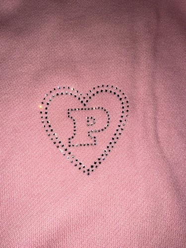 Victoria's Secret Pink Bling Hoodie Pullover + Campus Hose Set Dusty Pink L 💕 - Bild 5 von 14