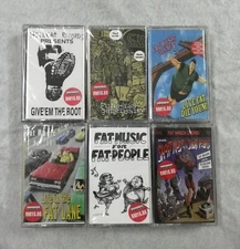 6 Punk Rock FAT MUSIC NOFX Wizo Lagwagon Avail Tilt Malaysia Cassette Lot New