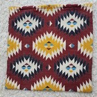 Ikea Fransine Wool Blend Aztec Southwestern Pattern Side Zip Pillow Sham 20 x 20
