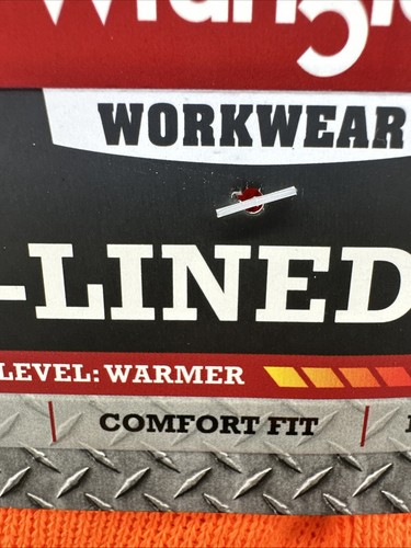 Paquete de 2 gorros forrados de lana Wrangler ropa de trabajo naranja y gris {NN} - Imagen 5 de 10