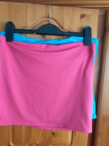 Etam. Bandeau tops. Two coloured crop tops Pink and blue.Size 14 - Picture 4 of 4