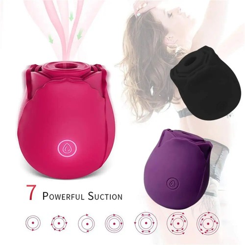 10 speed Rose Female Anniversary Female Birthday Gift Massage Tongue Licking - Picture 4 of 17