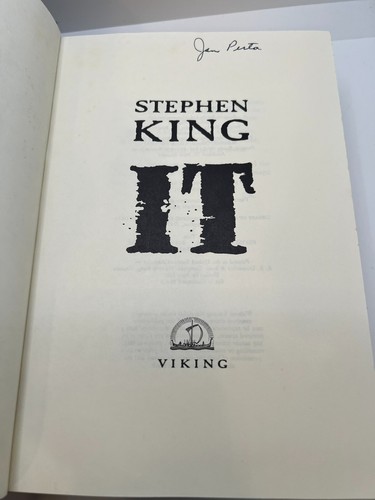 Stephen King IT 1st Edition/1st Printing DJ/HC Viking 1986 - Picture 12 of 16