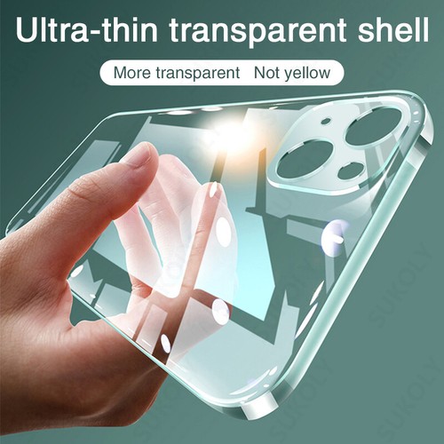 Handy Hülle Klar Silikon Cover Für iPhone 16 Pro Max 15 14 13 12 11 Transparent - Bild 1 von 10