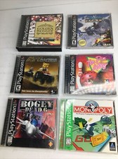 6 PLAYSTATION 1 PS1 Games: Bogey Dead 6, ATV Racers, Sno Cross, Ten Pin Alley++