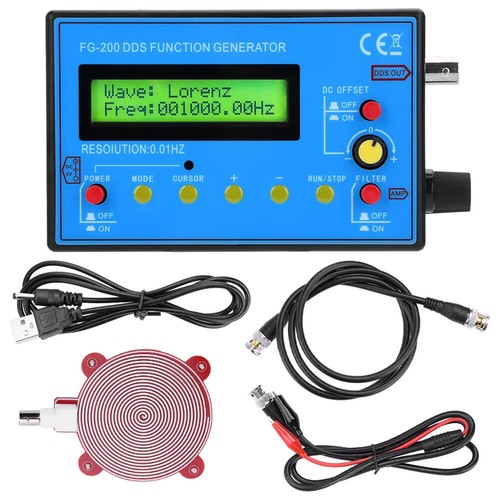 FG200 DDS Function Signal Generator Frequency 0.01Hz - 500KHz for Audio Testing - Picture 4 of 12