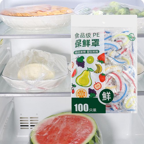 100-300pcs Fresh Keeping Bags Reusable Elastic Food Storage Covers for Bowl - Picture 9 of 15