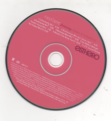 Esthero Fastlane Limited Edition Remixes CD L.E.X. Sound Factory Remix, Morel  - Picture 2 of 3