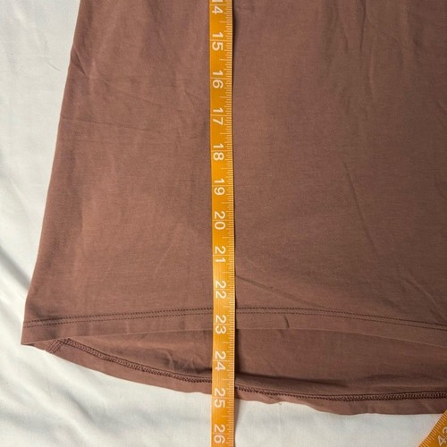Lululemon Red Dust Size S Emerald Long Sleeve Crew Top Gym Active Pima Cotton - Picture 7 of 12