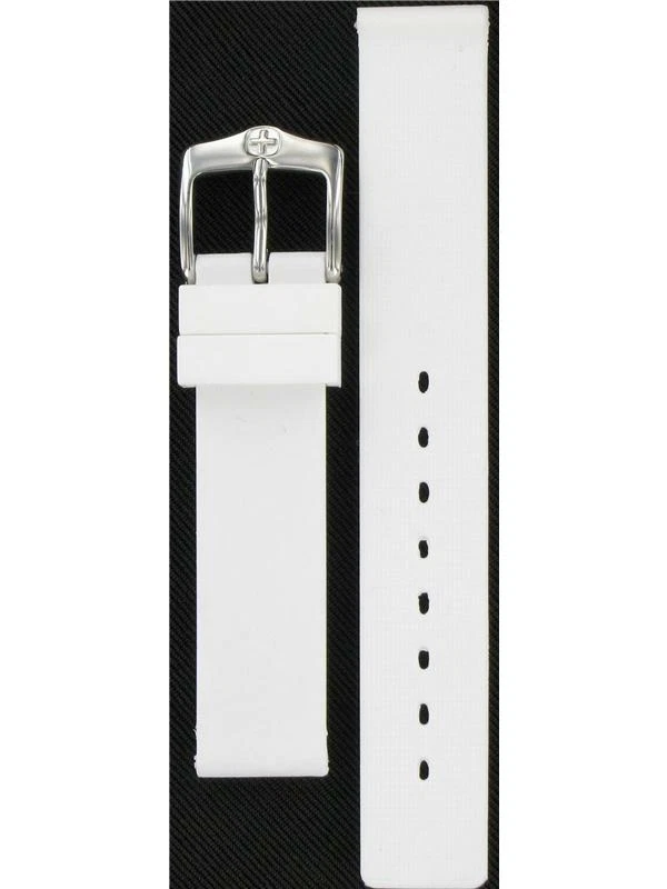 Correa de reloj de silicona blanca Wenger unisex 16 mm 91273 7279X Foto 2 de 3