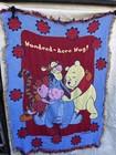 Disney Pooh Tigger Eeyore Hundred Acre Hug  Blanket 40” X 50”. READ DESCRIPTION