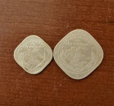 Pakistan 1951 Half Anna, 1949 2 Annas Coins