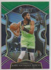 2020-21 Select Prizms Green White Purple #36 Karl-Anthony Towns
