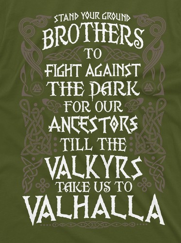 Men's Viking T-Shirt Viking Warrior Shirt Stand Your Ground Gift Tee Shirt - Bild 5 von 9