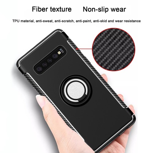 For Samsung S10/iPhone Se 2020/X/XS Max Magnetic Ring Holder Shockproof TPU Case - Picture 18 of 48