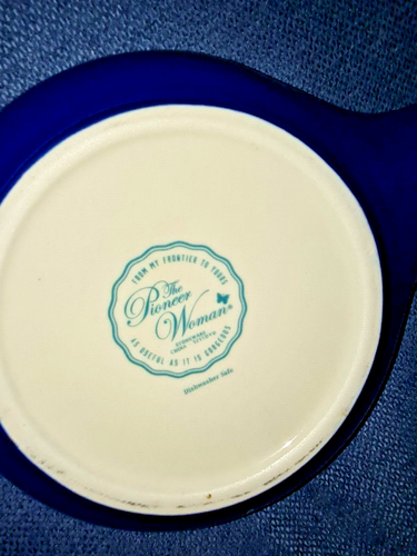 The Pioneer Woman Spring Bouquet Spoon Rest Blue Floral Make Life Delicious - Picture 4 of 4