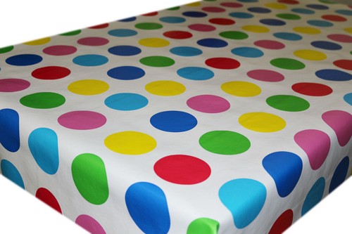 MULTI COLOURED TABLE WARE PLAIN PRINTED PVC PLASTIC VINYL TABLE CLOTH WIPE CLEAN - Picture 4 of 20